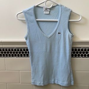Powder Blue Lacoste Tank